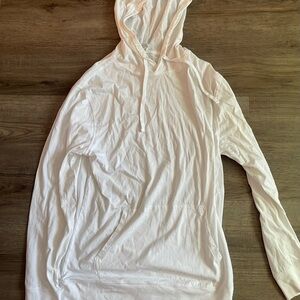 White Hooded Sweatshirt
